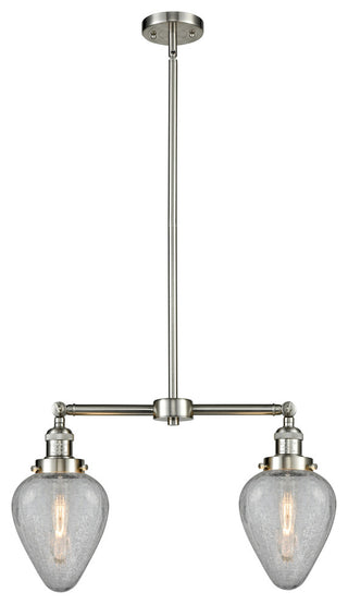 Innovations Lighting 209 Geneseo Geneseo 2 Light 21"W Linear - Antique Copper /