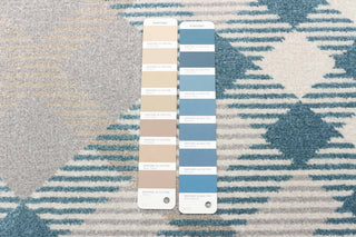 Aqua Kors Area Rug, Gray, 2'6"x8'