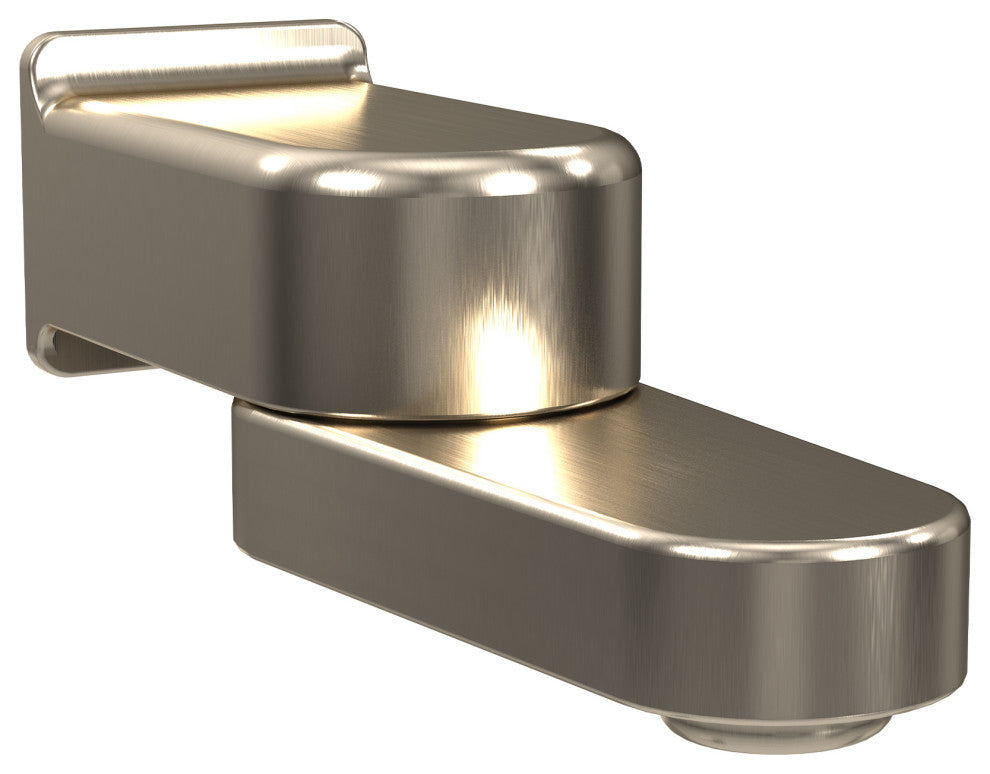 Fold Away Tub Spout with Diverter, Brushed Nickel