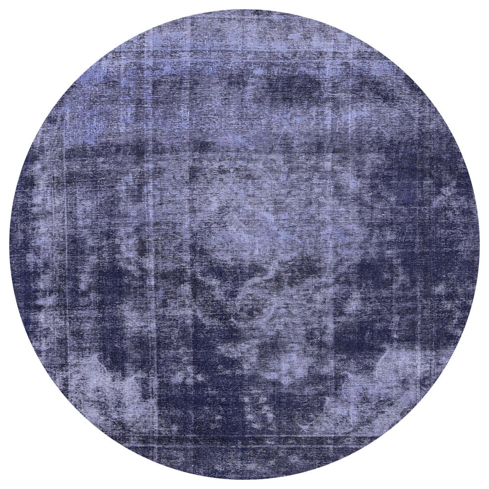 Ahgly Company Indoor Round Mid-Century Modern Area Rugs, 5' Round