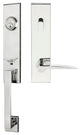 Toronto Lever, Tubular Entry Handleset, RHR, Polished Stainless Steel