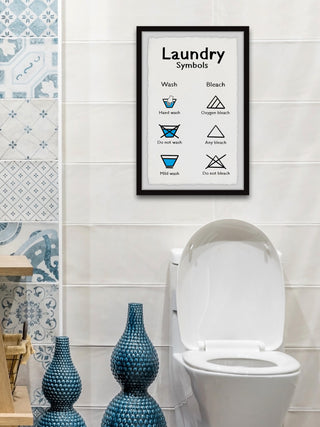 "Do Not Bleach" Framed Painting Print, 16x24