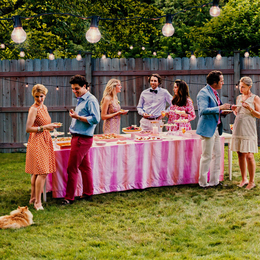 Brightech Ambience Pro - Globe, Waterproof LED Outdoor String Lights 24ft, Black