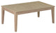 Miriam Natural Beige Outdoor Coffee Table