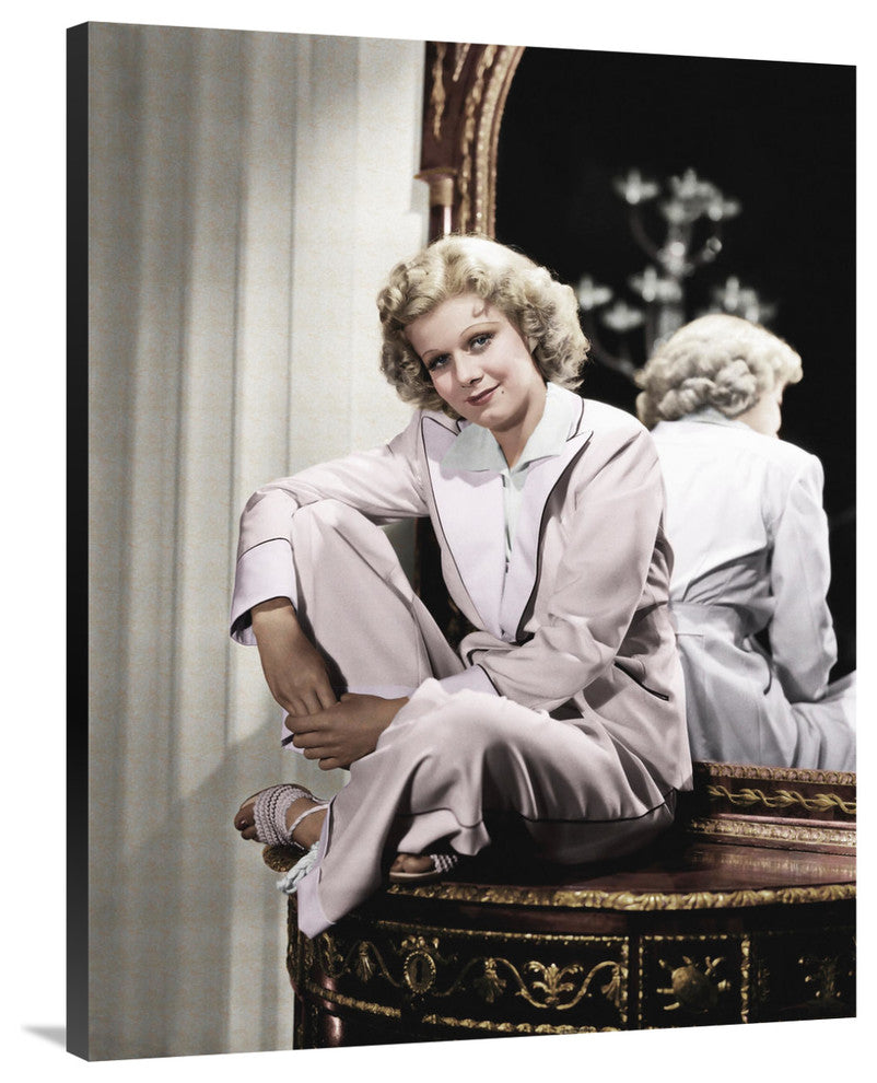 "Jean Harlow" Stretched Canvas Giclee by Hollywood Photo Archive, 31x40"