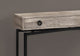 Accent Table, Narrow, Sofa, Storage Drawer, Metal, Laminate, Beige, Black