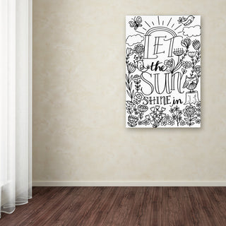 Elizabeth Caldwell 'Let The Sun Shine' Canvas Art, 12x19