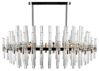 Miroir 16 Light Pool Table Light With Polished Nickel Finish