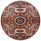 Ahgly Company Indoor Round Mid-Century Modern Area Rugs, 7' Round