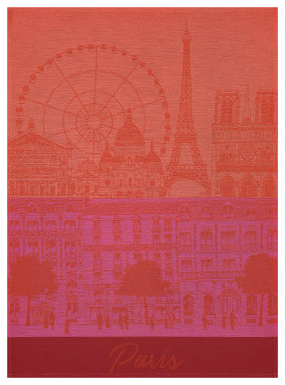 Le Jacquard Francais Paris Panorama Red
