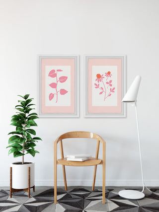Young Plants Diptych, 2-Piece Set, 16x24 Panels