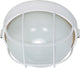 Nuvo 1-Light Incandescent Semi Gloss white Outdoor Light Fixture, White