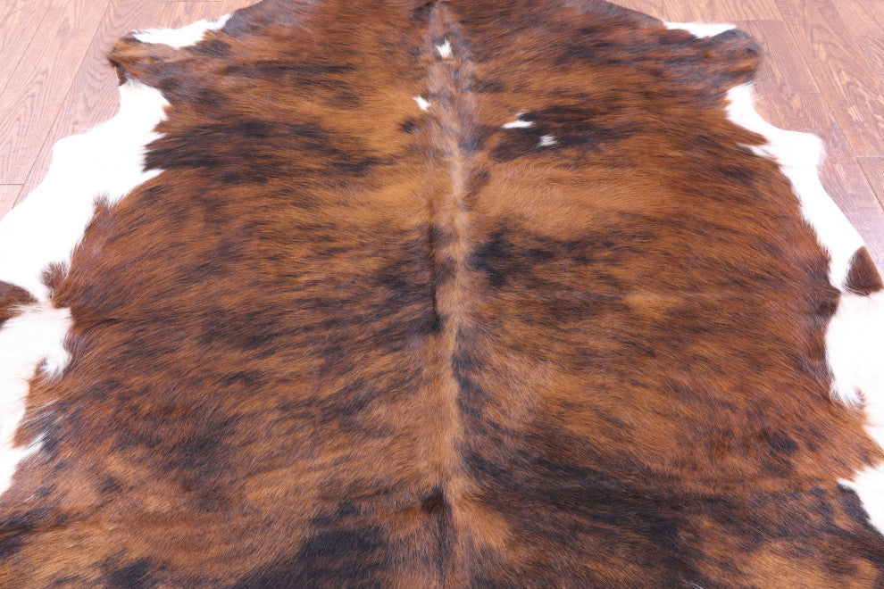 Brindle Natural Cowhide Rug 6' 0" X 5' 5" C1734