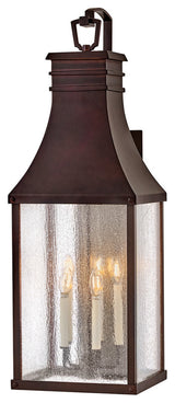 Hinkley Beacon Hill Outdoor Wall Mount, Blackened Copper, Extra Large