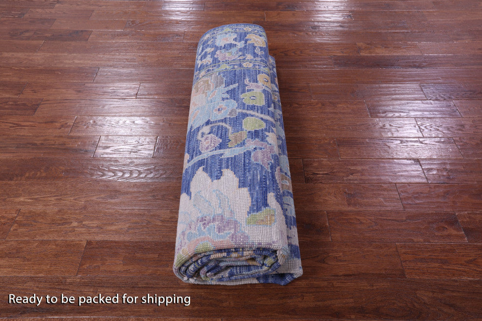 Turkish Oushak Hand Knotted Wool Rug 7' 10" X 10' 1" - Q15638