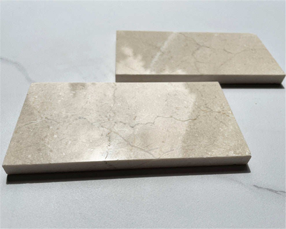Crema Marfil Beige Marble 3x6 Subway Tile Polished, 100 sq.ft.