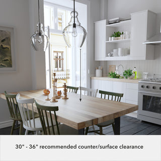 Hunter Maple Park Noble Bronze 1 Light Pendant Ceiling Light