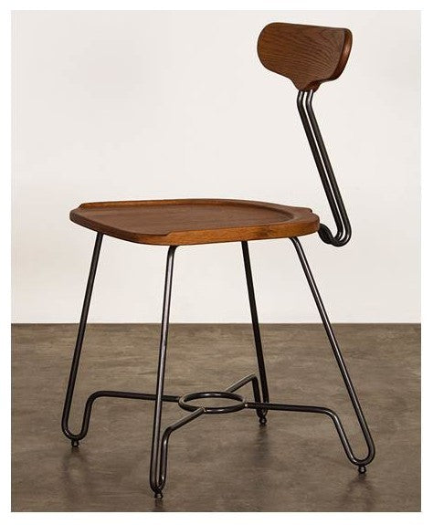 Troy Fumed Oak Dining Chair