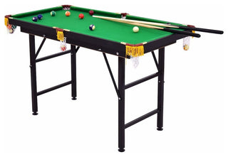 47" Folding Billiard Table, Pool Table Full Game Set