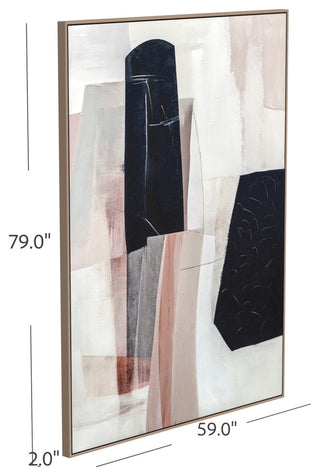 Milano Framed Canvas - Gold Frame