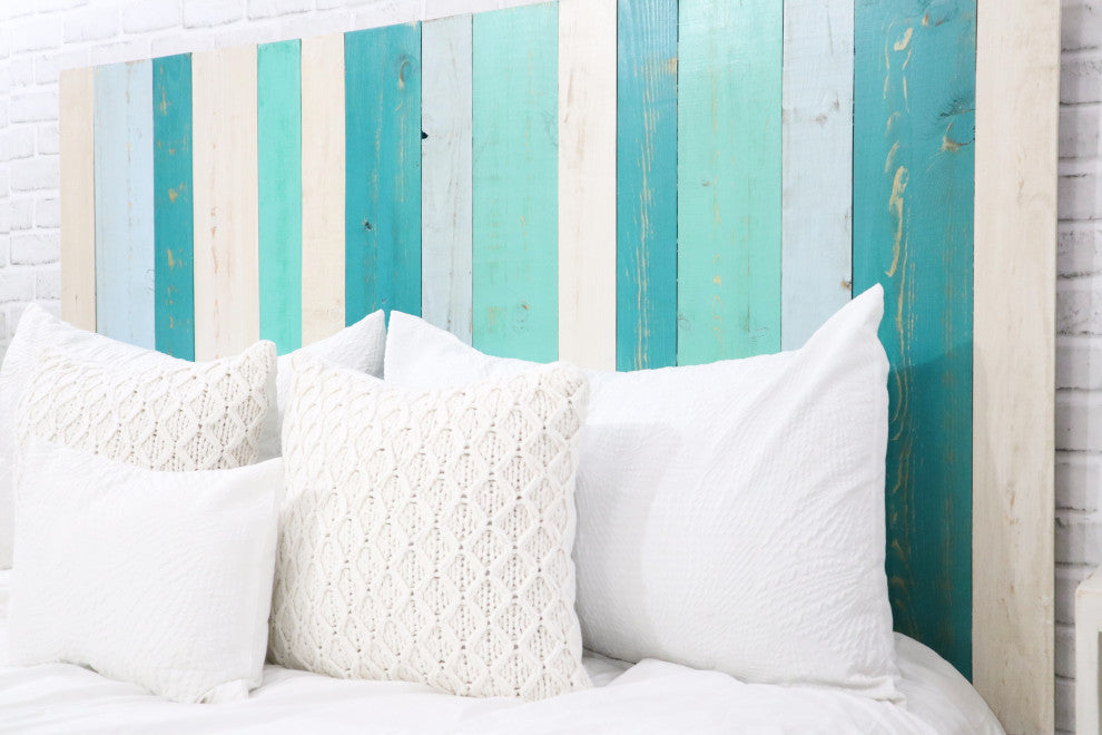 Handcrafted Headboard, Hanger Style, Serenity Mix, Queen