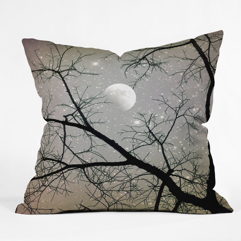 Deny Designs Shannon Clark Silver Sky Outdoor Throw Pillow