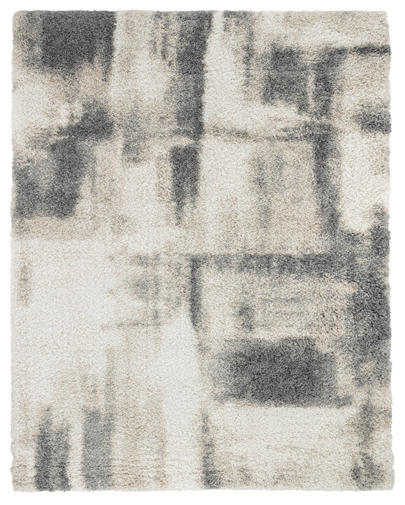 Noori Rug Shag Walsh Gray/Beige Rug, 10'0"x14'0"