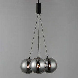 ET2 E25084-142 Burst 4 Light 17"W LED Pendant - Black