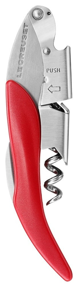 Le Creuset WT-130 Waiter's Corkscrew, Cerise