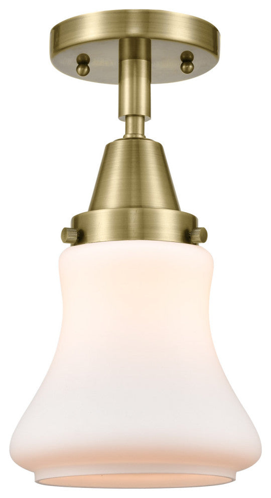 Innovations Lighting 447-1C-AB-G191 Bellmont 1 Light 6.25" Flush Mount