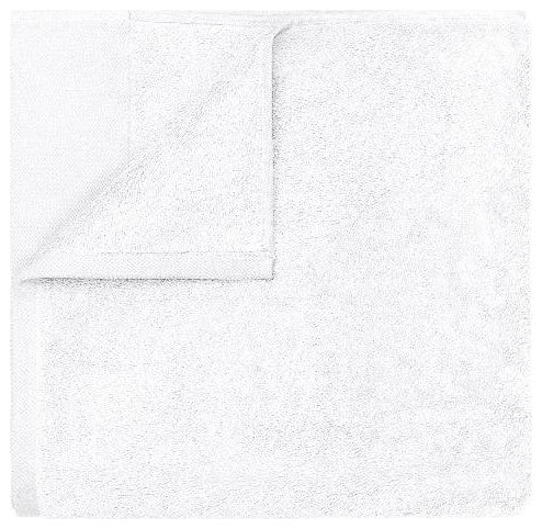 Riva Organic Terry Cloth Hand Towel, Set of 2, White