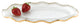 Gold Edge Oval Wavy Platter , 14x7"