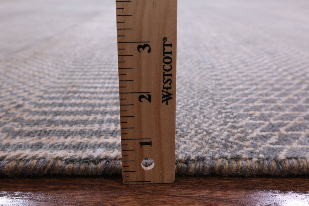 8' 0" X 9' 10" Savannah Gabbeh Hand-Knotted Wool and Silk Rug Q7844