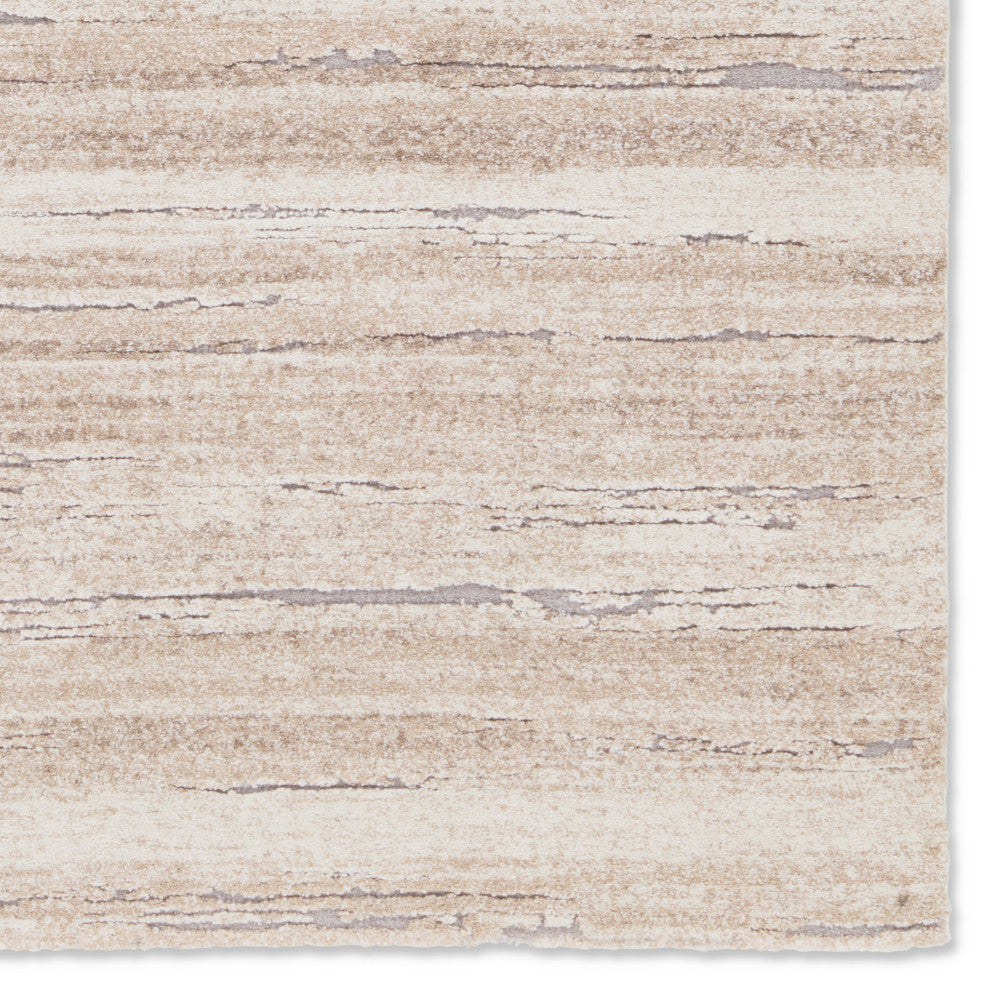 Vibe by Caramon Abstract Tan/ Cream Area Rug 9'3"X13'