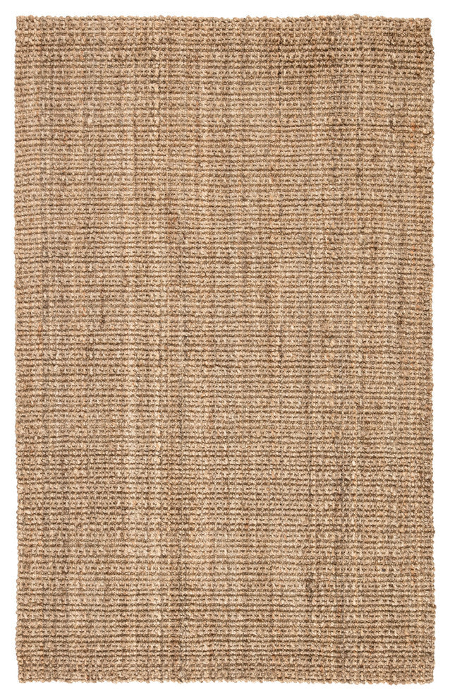 Jaipur Living Achelle Natural Solid Taupe Area Rug, 5'x8'