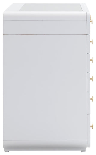 Hollywood White Vanity Desk