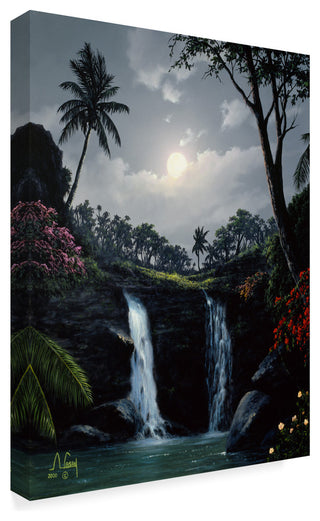 "Waterfall 1" by Anthony Casay, Canvas Art, 47"x35"