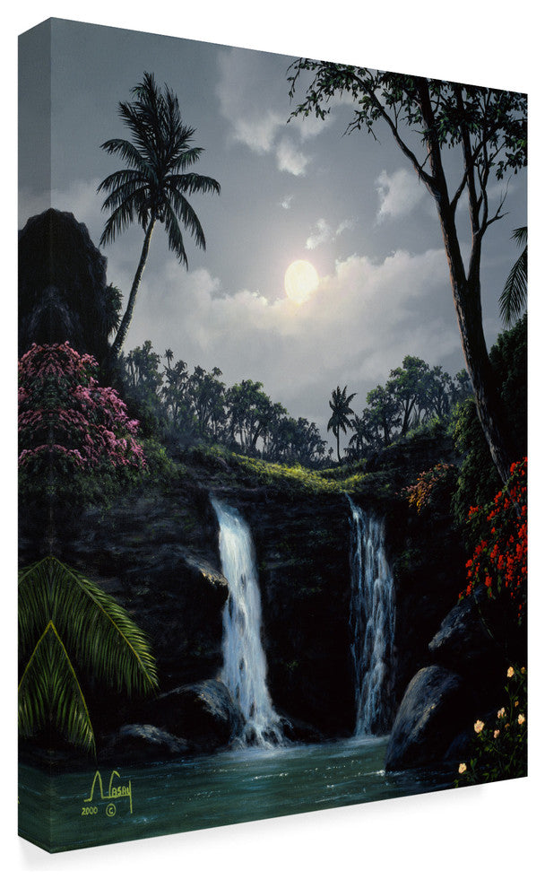 "Waterfall 1" by Anthony Casay, Canvas Art, 47"x35"