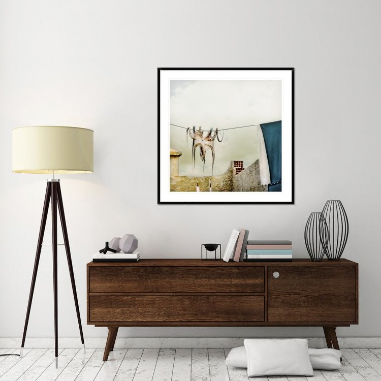 "Tote Hose" Framed Digital Print by Ambra, 44x44"