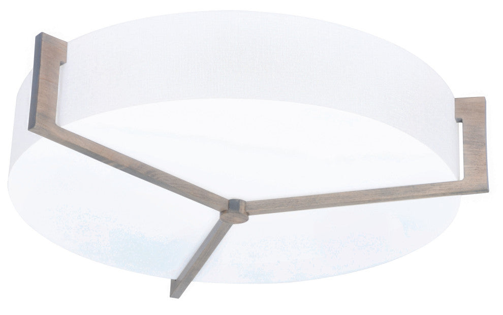 Apex Ceiling Light LED 42W, Weathered Grey/Jute