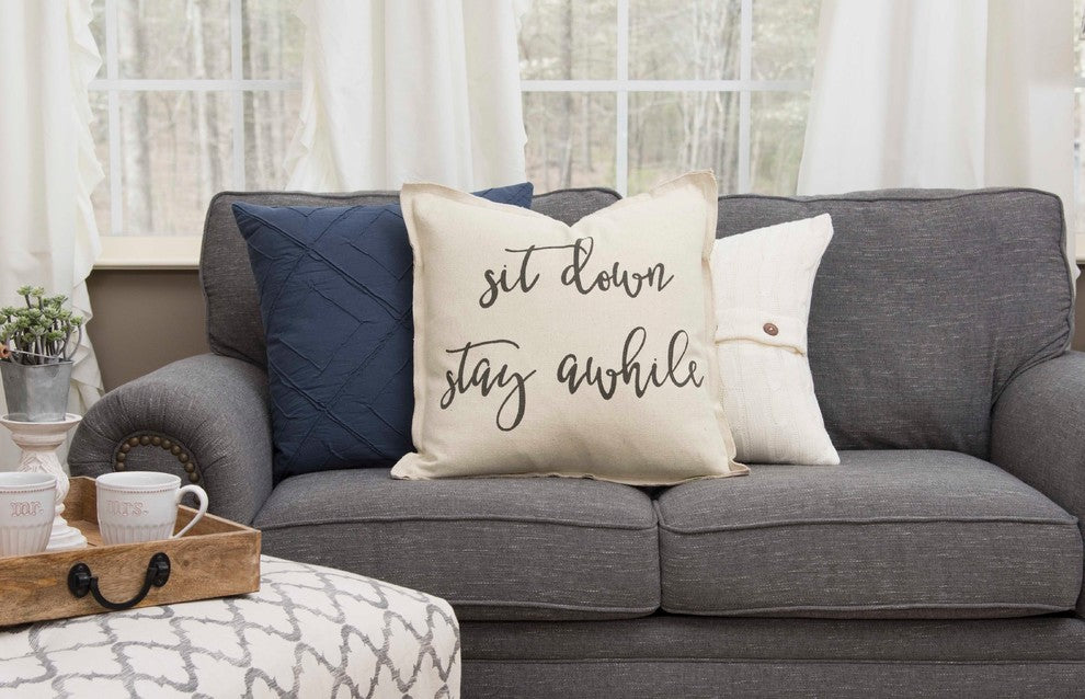 Rizzy Home 20"x20" Pillow