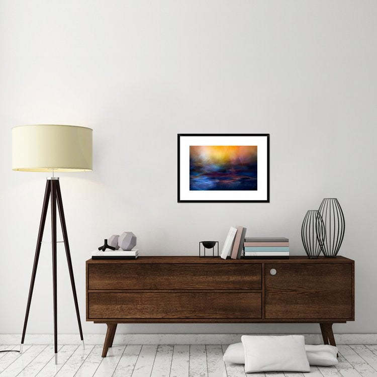 "Inner Peace" Framed Digital Print by Willy Marthinussen, 30x22"