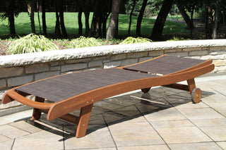 2 Person Eucalyptus Lounge Chaise Set