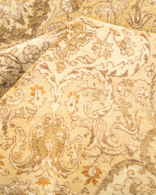 Ruby, One-of-a-Kind Hand-Knotted Area Rug, Green, 6'1"x9'0"