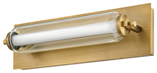 Hinkley Lucien Medium Led Vanity, Lacquered Brass