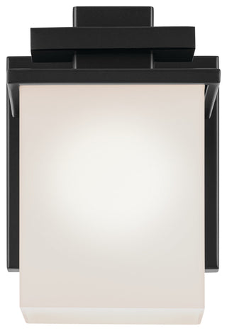 6.5" 1-Light Wall Sconce With Satin Etched Cased Opal Glass