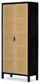 Caprice Tall Cabinet-Black Wash Mango