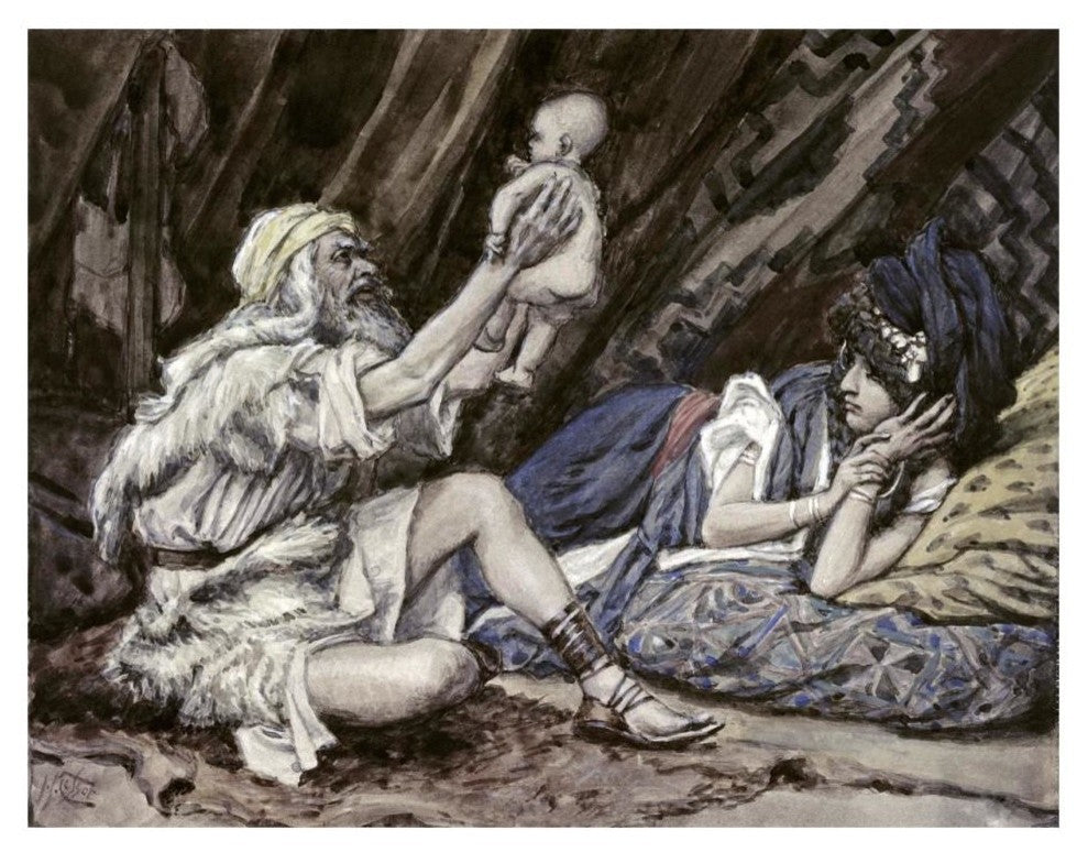 "Birth of Noah" Digital Paper Print by James Tissot, 32"x25"