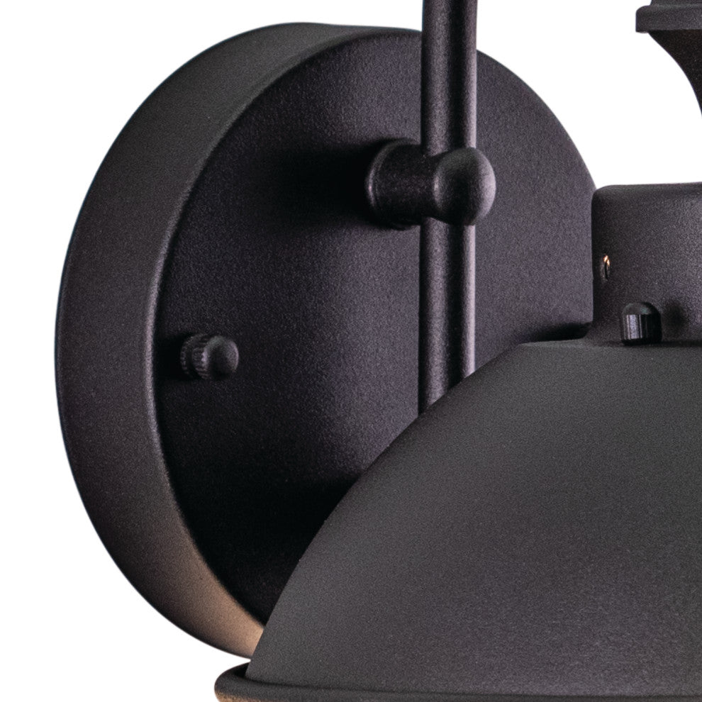 Harwich 8" Outdoor Wall Light Textured Black