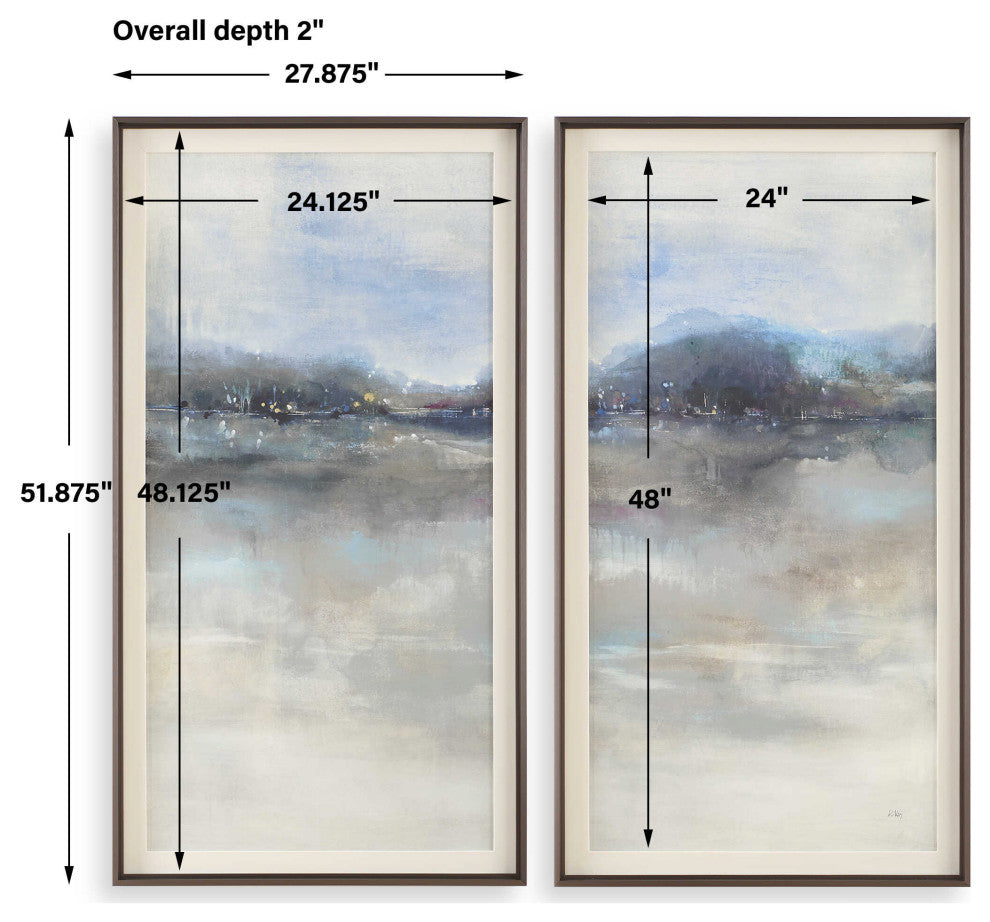 Uttermost Thinking Of You Landscape Prints Set of 2
